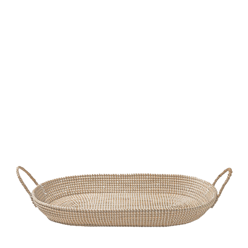 Reva Seagrass Changing Basket - Natural
