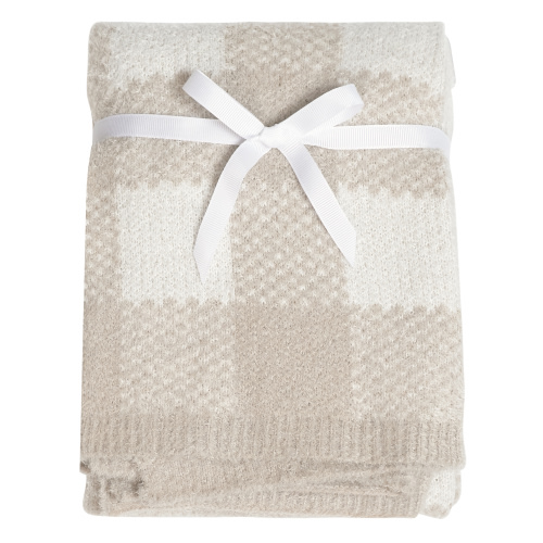 Modern Moments by Gerber Infant Baby Boy or Girl Unisex Soft Cozy Viscose Blanket, Gingham