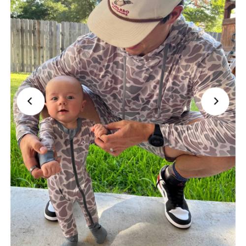 Baby Zip Up - Classic Deer Camo – BURLEBO