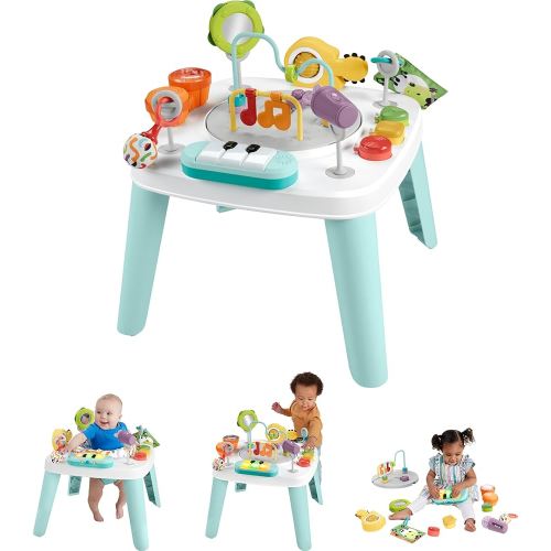 Fisher-Price Baby to Toddler Toy 3-in-1 Hit Wonder Activity Center & Play Table with Music Lights & Developmental Activities