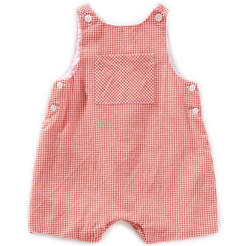 Edgehill Collection - Baby Boys 3-24 Months Gingham Jon Jon Romper