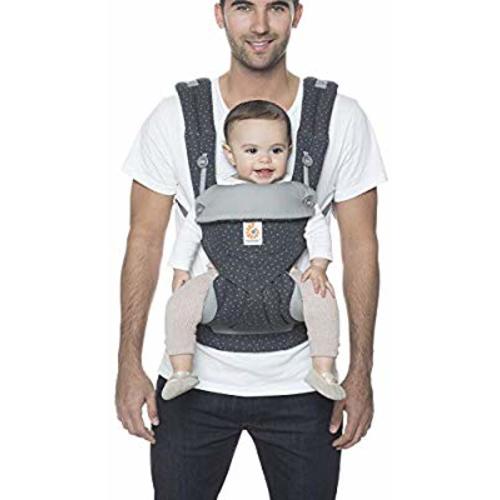 Ergobaby Carrier, 360 All Carry Positions Baby Carrier, Starry Sky Grey