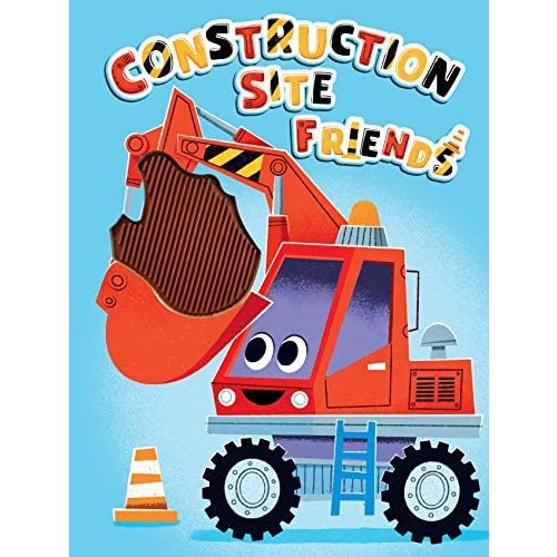 Construction Site Friends - Silicone Touch and Feel Board Book - Sensory Board Book
