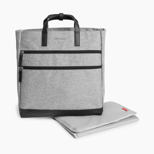Skip Hop Trio Convertible Diaper Backpack - Grey Heather