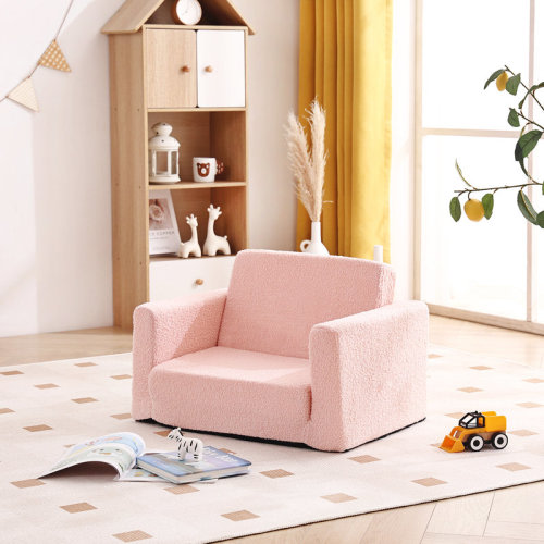 Isabelle & Max™ Kids Sofa, 2 In 1 Kids Fold Out Chair Convertible Sofa To Lounger & Reviews | Wayfair