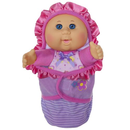 9" Little Swaddler LGT BLU BAL Purple Stripe Cabbage Patch Kids