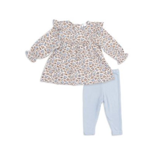 Girls' Hazel Floral Ruffled Tunic & Leggings Set - Baby