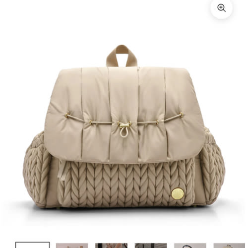 Levy Backpack Beige Holiday Set