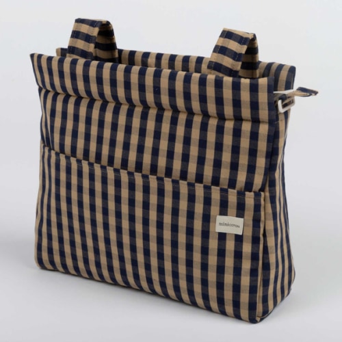Icon Bag - Navy + Caramel - Minicoton