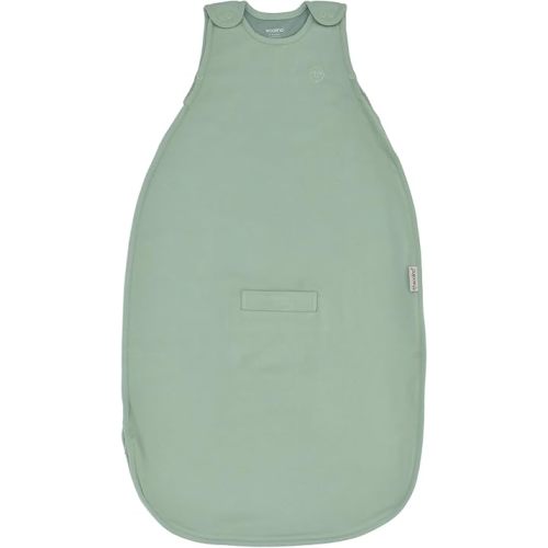 Woolino 4 Season Baby Sleep Sack - Ultimate Merino Wool Baby Sleeping Bag - Two-Way Zipper Adjustable Universal Size Sleep Sack for Baby (2-24 Months) - Aloe