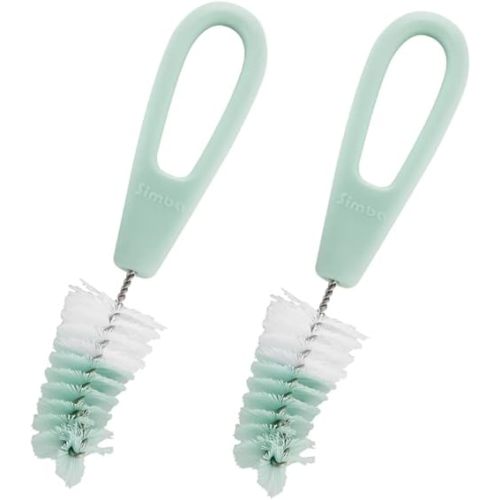 Simba Rotary Nipple Brush (Green, Set of 2)