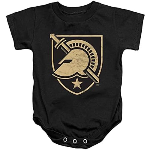 US Military Academy Official Distressed Primary Unisex Infant Snap Suit for Baby