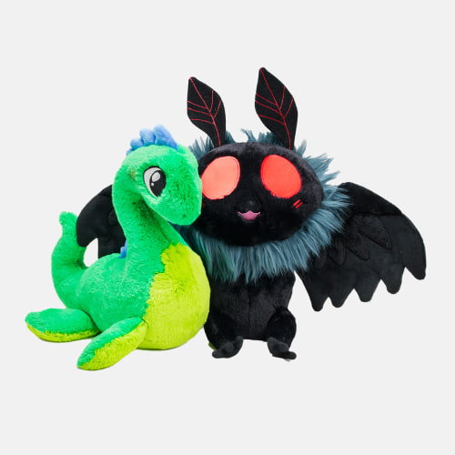 Plushie Pal Bundle: Mothman Baby + Nessie Baby