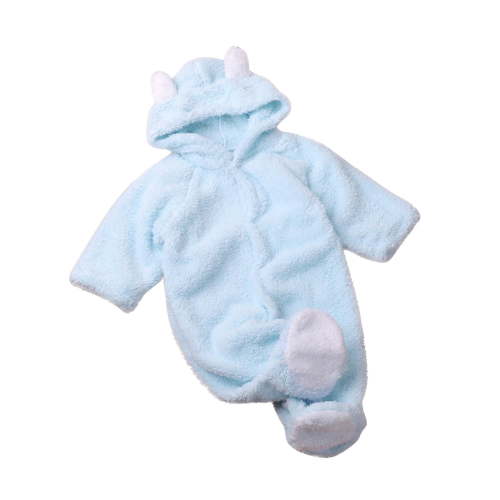 Tao Tao Unisex Baby Clothes Winter Coats Cute Newborn Infant Jumpsuit Snowsuit Bodysuits Registry for Baby Essentials Stuff Blue 0 Months