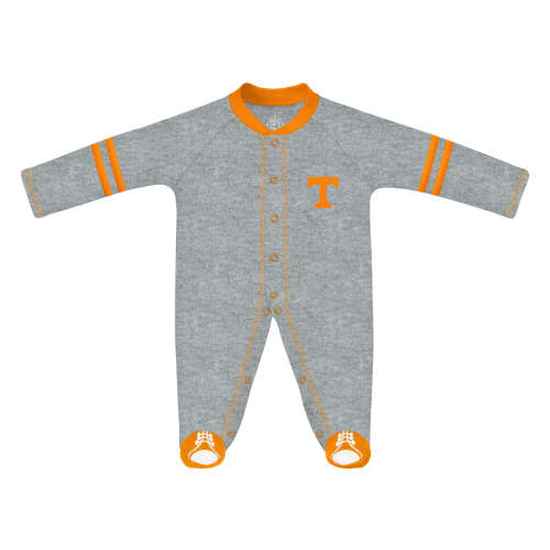 Tennessee Volunteers Sports Shoe Footed Romper | College Baby