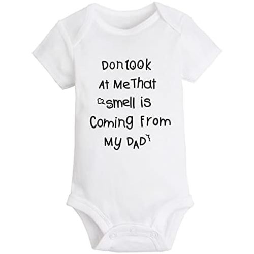 Funny Baby Bodysuit Cute Infant Boy Girl Clothes Super Soft Cotton Suit Humor Comfy One-Piece Gifts Newborn Essentials