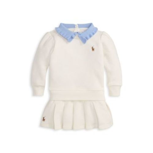 Polo Girls' Collared Terry Sweatshirt & Skort Set - Baby
