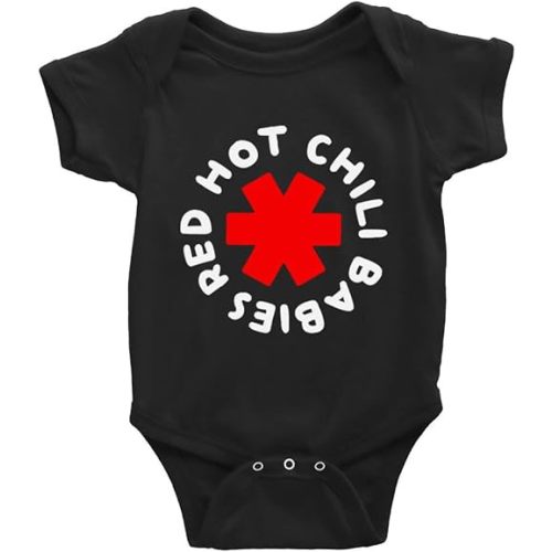 Red-hot Chili Babies Unisex Baby Short Sleeve Bodysuit Cartoon s Jumpsuit