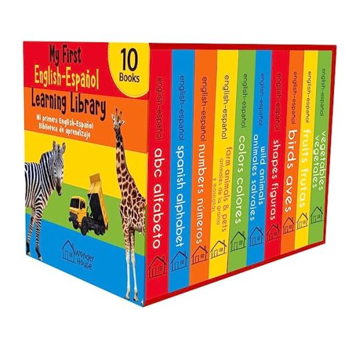 My First English - Español Learning Library (Mi Primea English - Español Learning Library): Boxset of 10 English - Spanish Board Books (Spanish Edition)