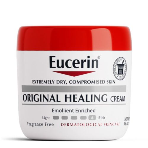 Eucerin Original Healing Cream Fragrance Free Body Cream for Dry Skin Unscented - 16oz