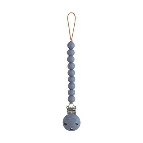 mushie 100% Silicone Baby Pacifier Clip BPA Free | Hera (Tradewinds)