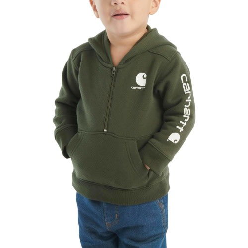 Long-Sleeve Half-Zip Sweatshirt