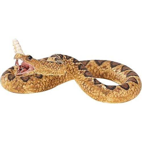 MOJO Rattlesnake Realistic International Wildlife Hand Painted Toy Figurine