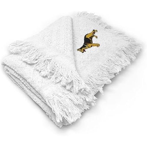 Nursery Bedding Baby Blankets for Boys & Girls German Shepherd Dog A Cotton Soft Receiving Swaddle White Design Only