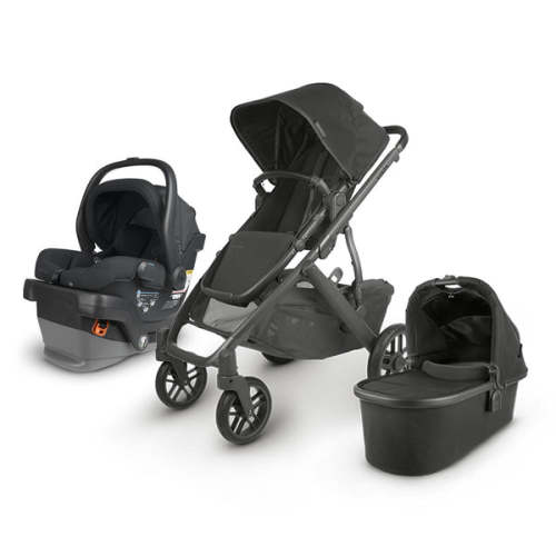 UPPAbaby Vista V2 + Mesa V2 Travel System, Jake (Charcoal/Black)