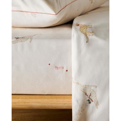 CHILDREN’S CHEETAH FITTED SHEET | Zara Home United States of America