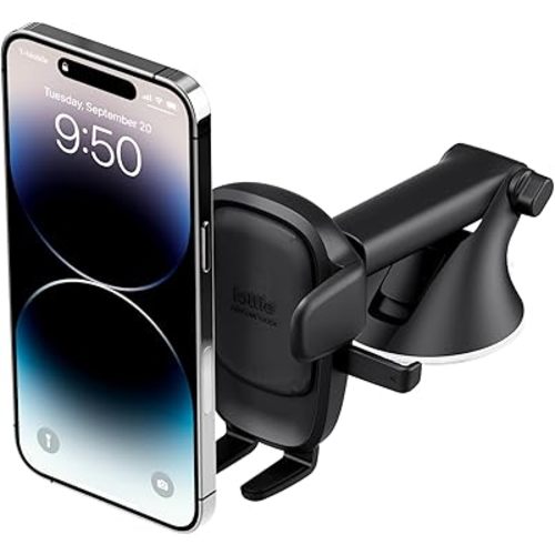 iOttie Easy One Touch Advanced Universal Car Mount Dashboard & Windshield Suction Cup Phone Holder for iPhone Samsung, Google, All Smartphones