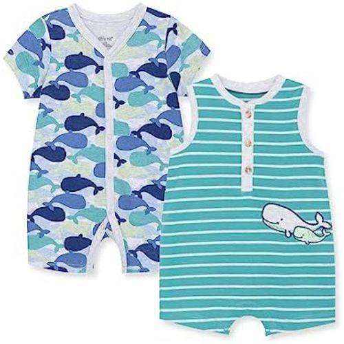 Little Me Baby Boys 2-pack of Rompers