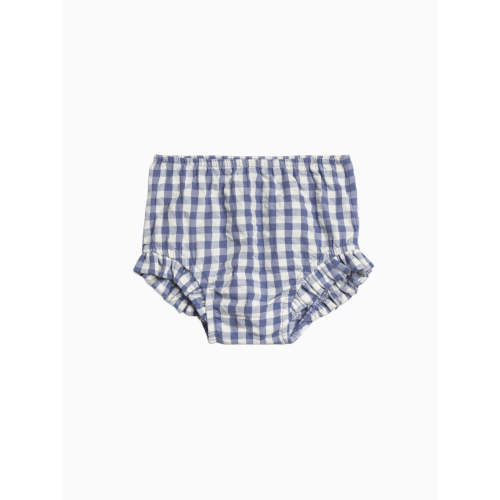 Helena Seersucker Ruffle Bloomer in Gingham - 0-3M