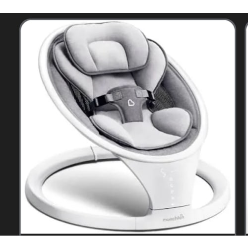 Munchkin Grey Bluetooth-Enabled Musical Baby Swing (1 each) Delivery or Pickup Near Me - Instacart