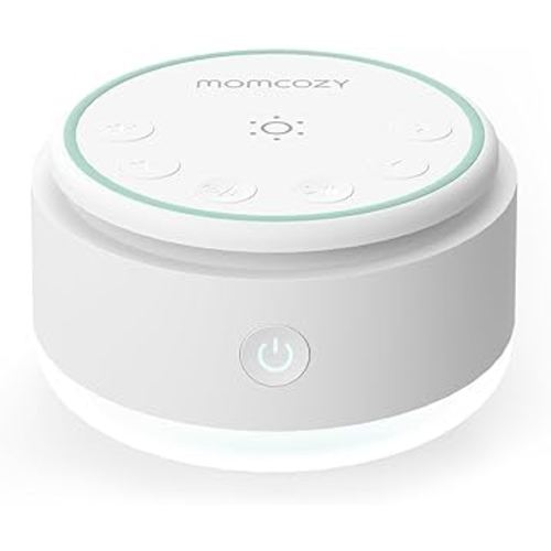 Momcozy Sound Machine for Baby-20 Soothing Sounds & Touch Light Portable White Noise for Kids & Adults for Sleeping Timer and Memory | Ideal Travel Companion & Nursery Must-Have & Outing | Shower Gift