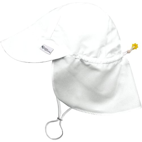 UPF50+ Eco Flap Hat - White