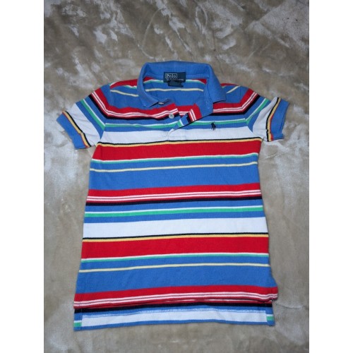 Vintage Polo Ralph Lauren Boys Polo Size 4 Colorblock Stripes