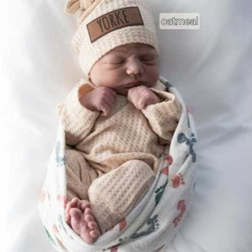 Newborn Boy Coming Home Outfit | Waffle Outfit Set | Baby Boy Clothes | Baby Boy Gift | Baby Girl Gift | Baby Personalized Going Home Name