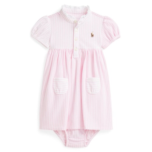 Stripe Cotton Piqué Shirtdress & Bloomers, 12M
- Only 1 left