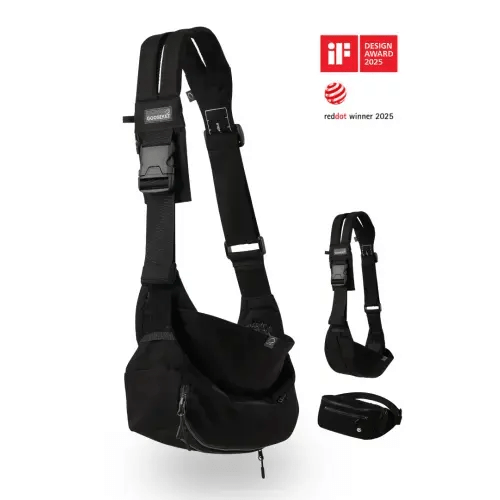 365 TODDLER SLING PLUS (sling+bag) Black – GOOSEKET