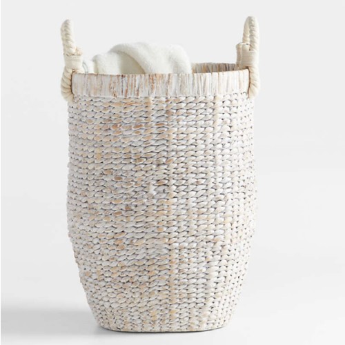 Homespun Wicker Tall Floor Kids Hamper by Leanne Ford