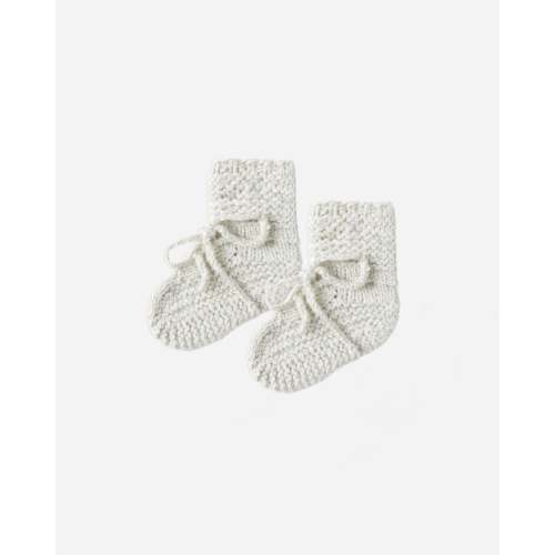 Knit Booties || Heathered Blue – Quincy Mae