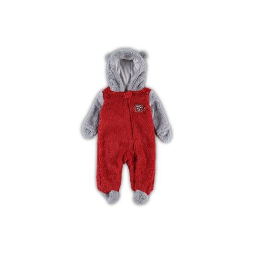 Newborn & Infant Scarlet/Gray San Francisco 49ers Game Nap Teddy Fleece Bunting Full-Zip Sleeper, 6-9 M
- Only a few left