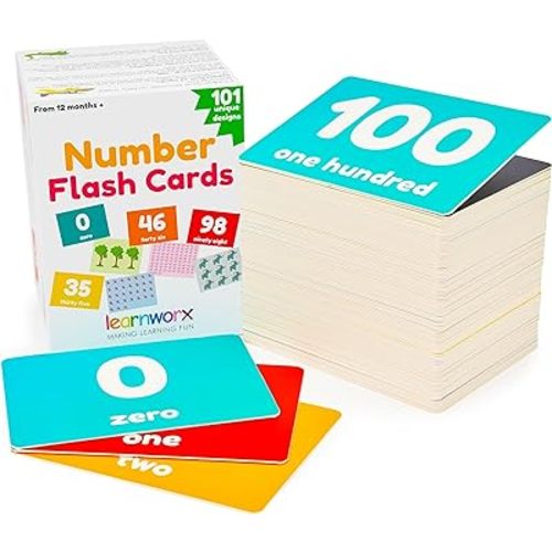 Amazon.com: Number Flash Cards for Toddlers - Counting Flashcards Numbers 0 – 100 | 101 Cards – Learn Numbers, Learn to Count - Fun Learning and Educational Flashcards : Toys & Games