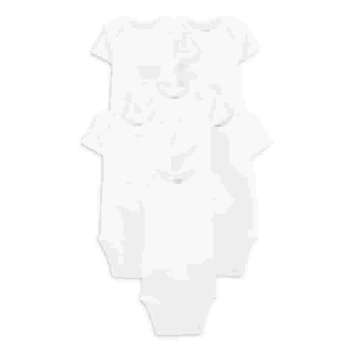 Carter's Child of Mine Baby Unisex Short Sleeve Bodysuits, 6-Pack, Sizes Preemie-24 Months