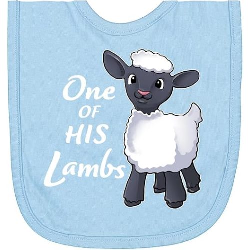 inktastic 1 Of His Lambs- Easter Sheep Newborn Bib