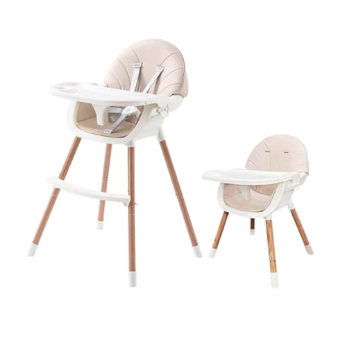 PandaEar 3-in-1 High Chairs for Babies Toddlers, Convertible Infant Highchair with Removable Tray & Safety Harness Adjustable Legs