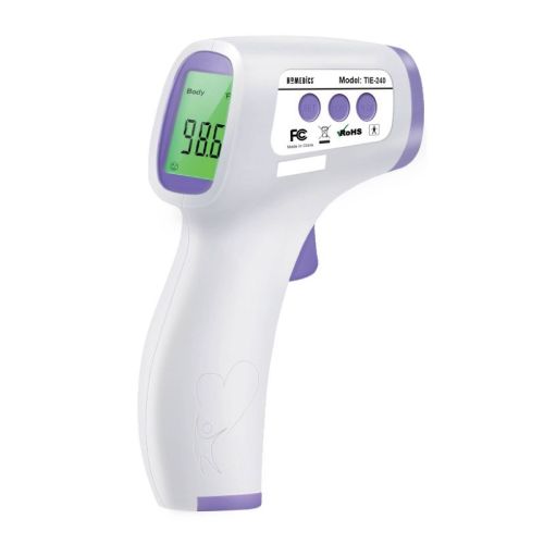 Homedics No Contact Infrared Digital Thermometer For Body, Food, Liquid, And Room