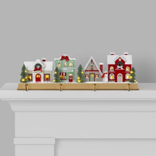 Christmas Stocking Holder Winter Village - Wondershop™