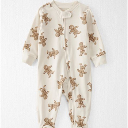 Baby Organic Cotton Sleep & Play in Gingerbread Cookie - Little Planet | Carter's